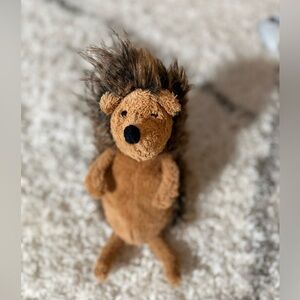 Retired Jellycat Hedgehog Bashful Spike Plush Stuffed Animal Toy Medium 12" EUC